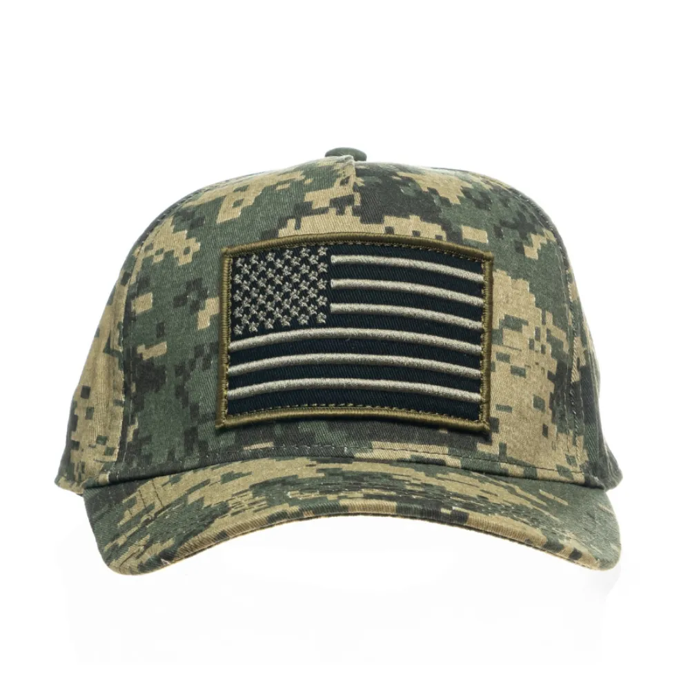 USA Cool Camo Flag Trucker Hat
