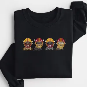 USC Trojans Football Highland Cow Football Team Football Lovers Gift Unisex Crewneck Hoodie Sweatshirt
