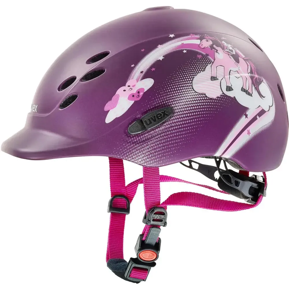 Uvex Onyxx Riding Hat Princess Berry Mat