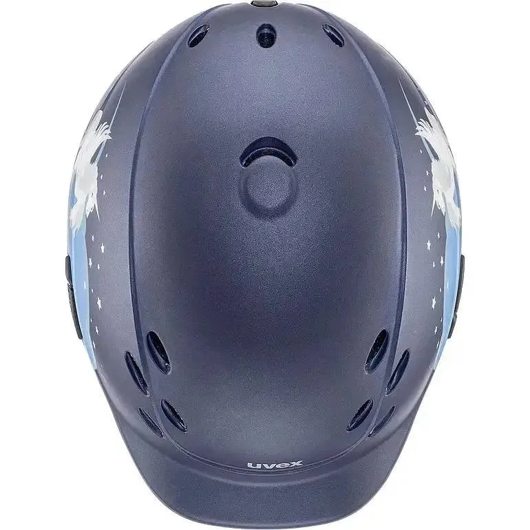 Uvex Onyxx Riding Hat Unicorn Navy Mat