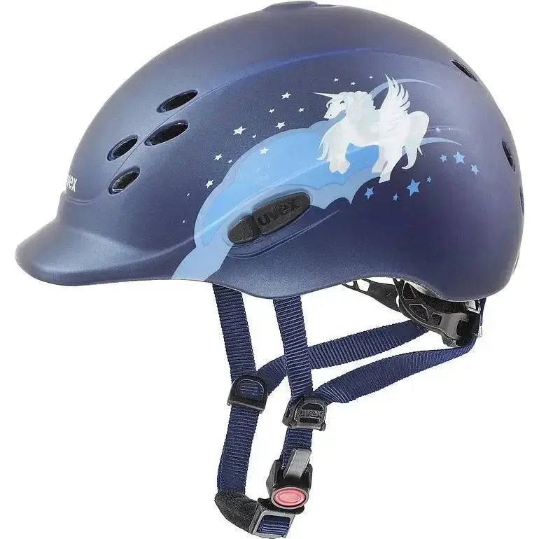 Uvex Onyxx Riding Hat Unicorn Navy Mat