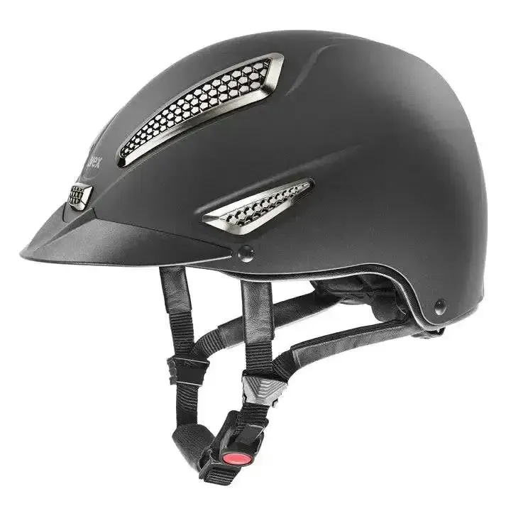 Uvex Perfexxion II Chrome Riding Hat