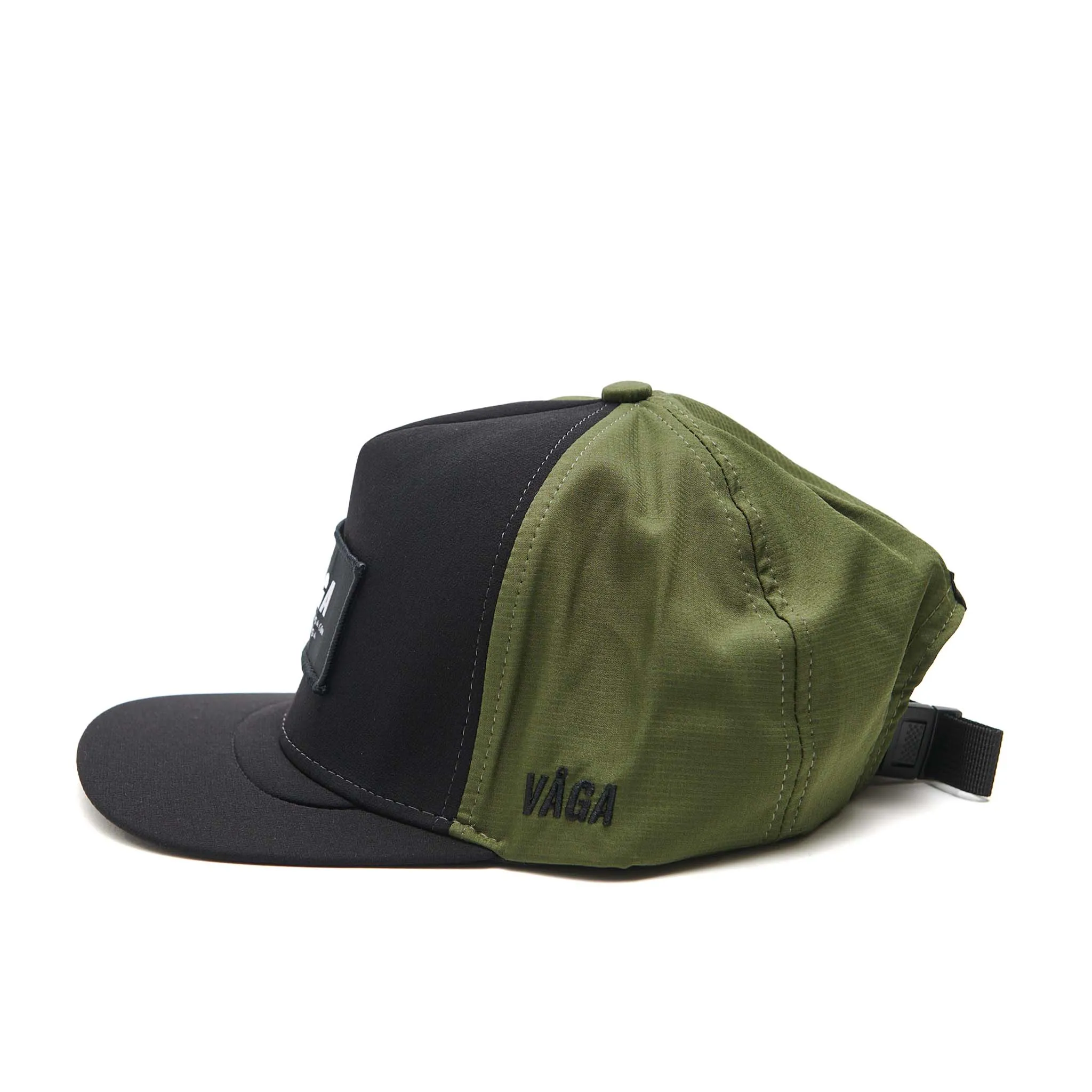 VAGA | Unisex Trucker Cap - Moss Green/Black