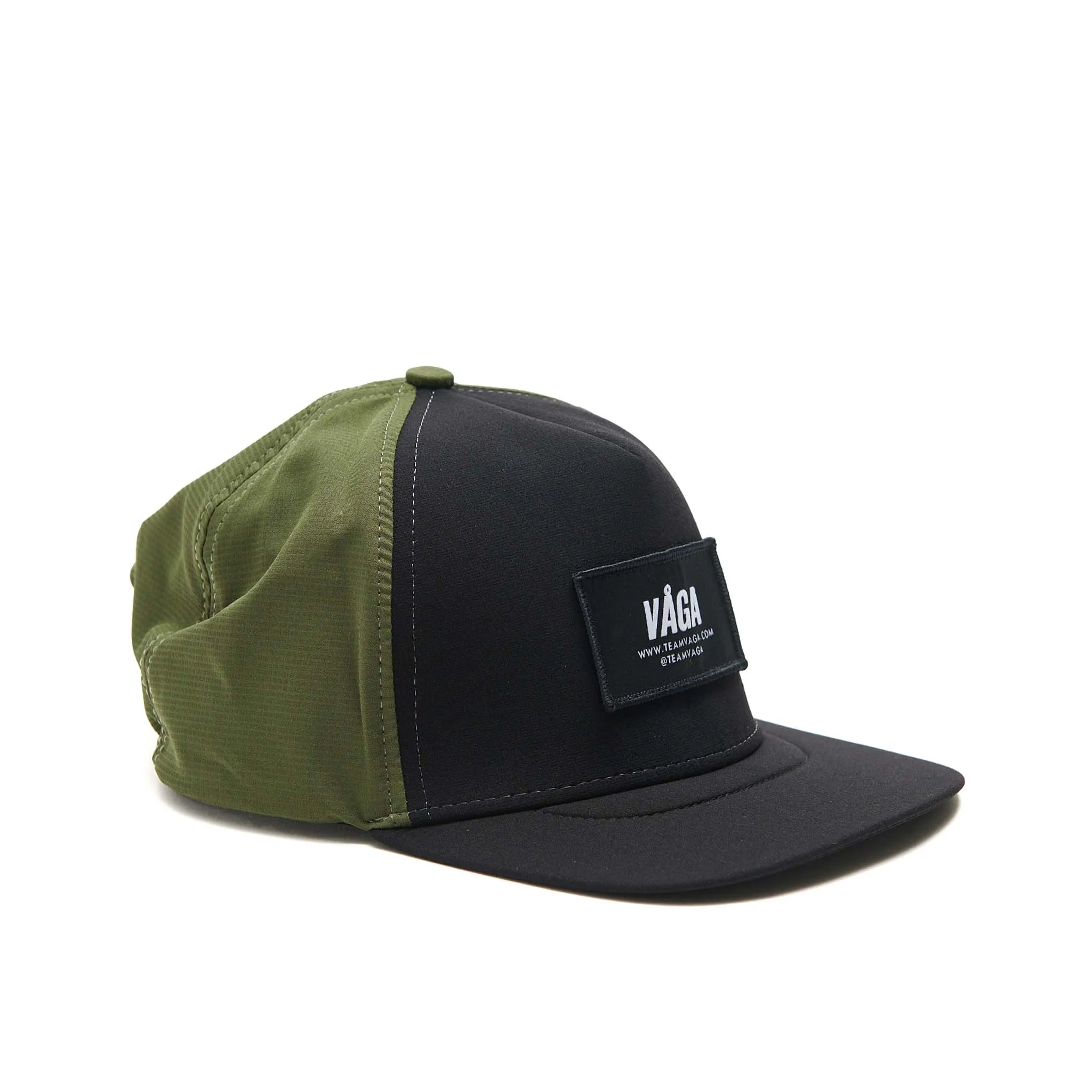 VAGA | Unisex Trucker Cap - Moss Green/Black