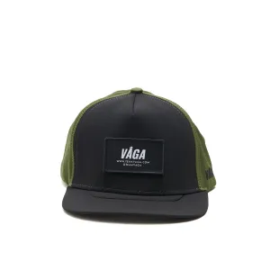 VAGA | Unisex Trucker Cap - Moss Green/Black