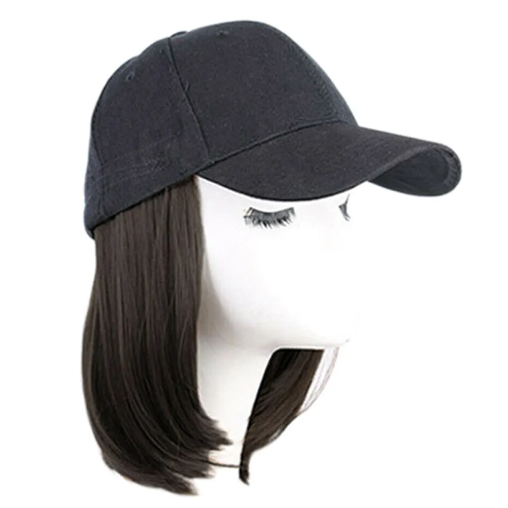 Versatile Hat-Wig Combo for Effortless Style
