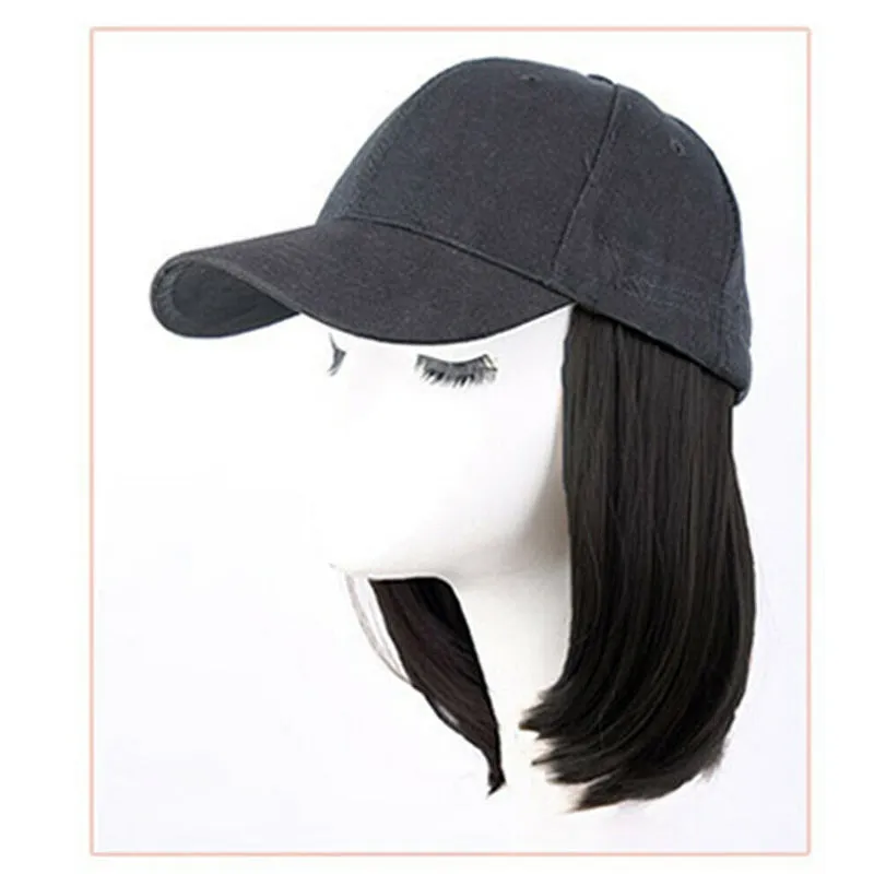 Versatile Hat-Wig Combo for Effortless Style