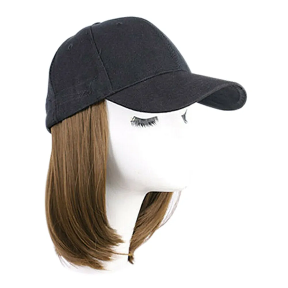 Versatile Hat-Wig Combo for Effortless Style