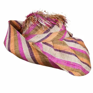 Victoria: Madagascar Big Brim Crown Out Raffia Sun Hat