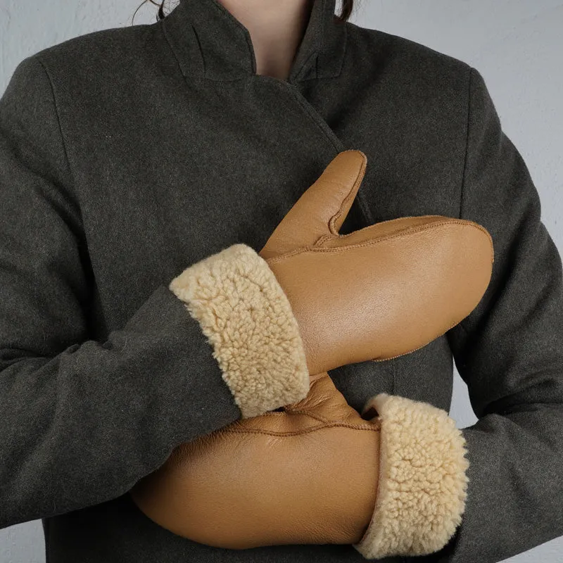 Vinson - Shearling mittens