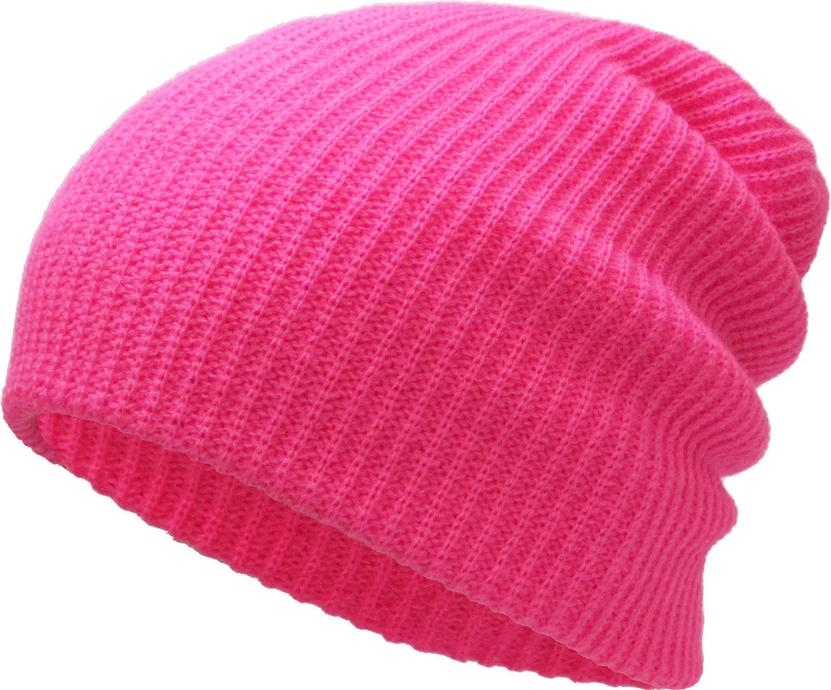 Vintage Beanie Neon Pink