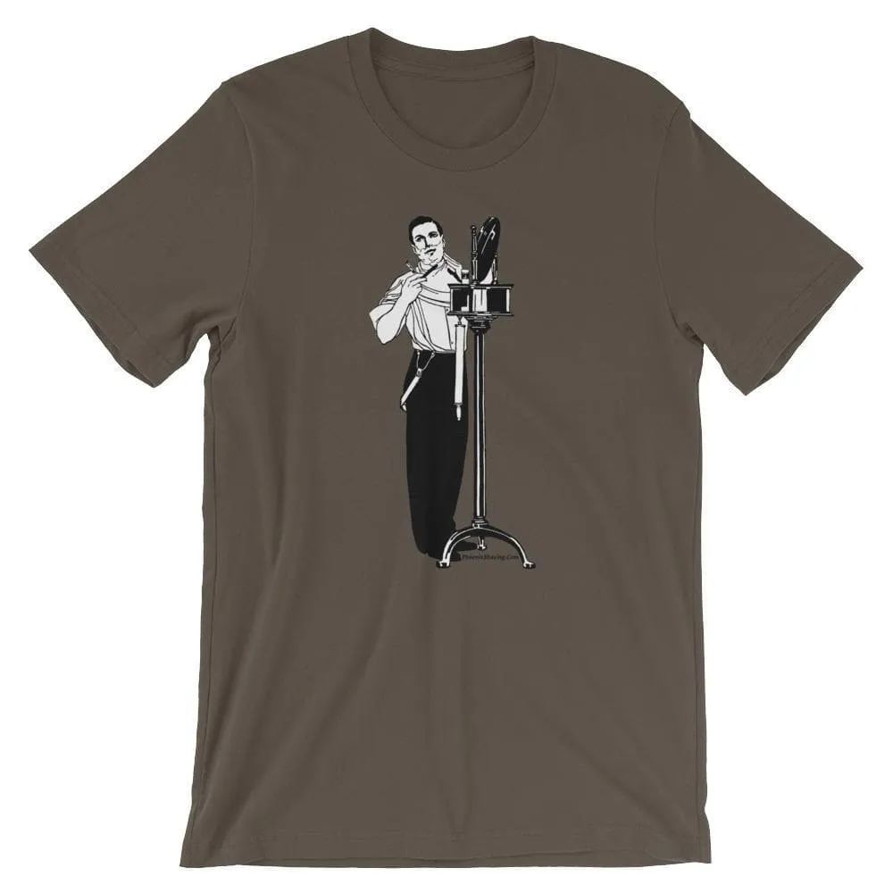 Vintage Shaving Stand Ad 1907 Short-Sleeve Unisex T-Shirt