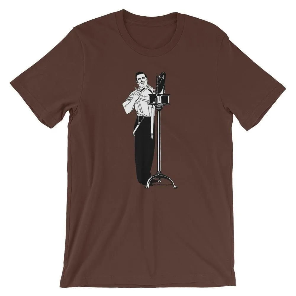Vintage Shaving Stand Ad 1907 Short-Sleeve Unisex T-Shirt