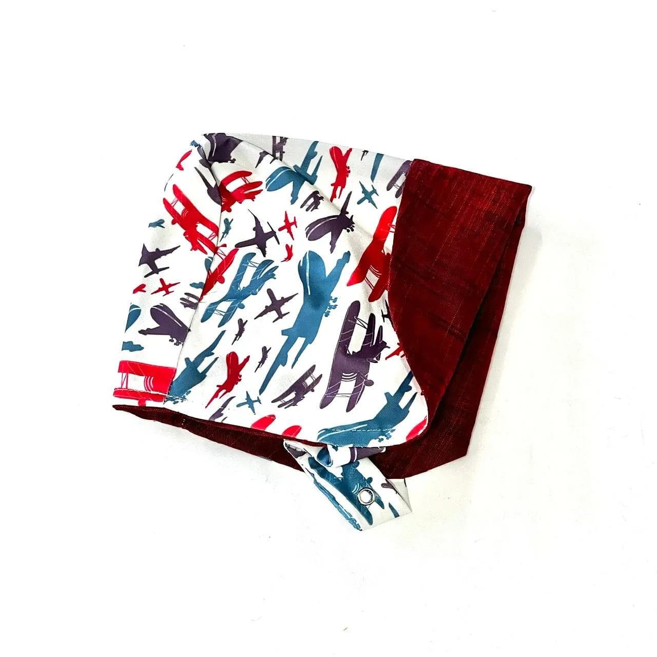 Water Play Bonnet in Crimson Flight Airplanes
