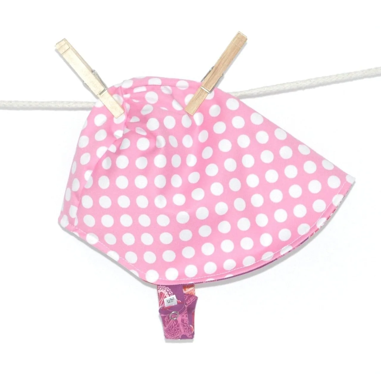 Water Play Bonnet in Flirt (rain hat version)