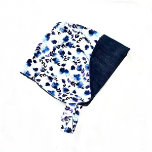 Water Play Bonnet in Pool Flowers Floral