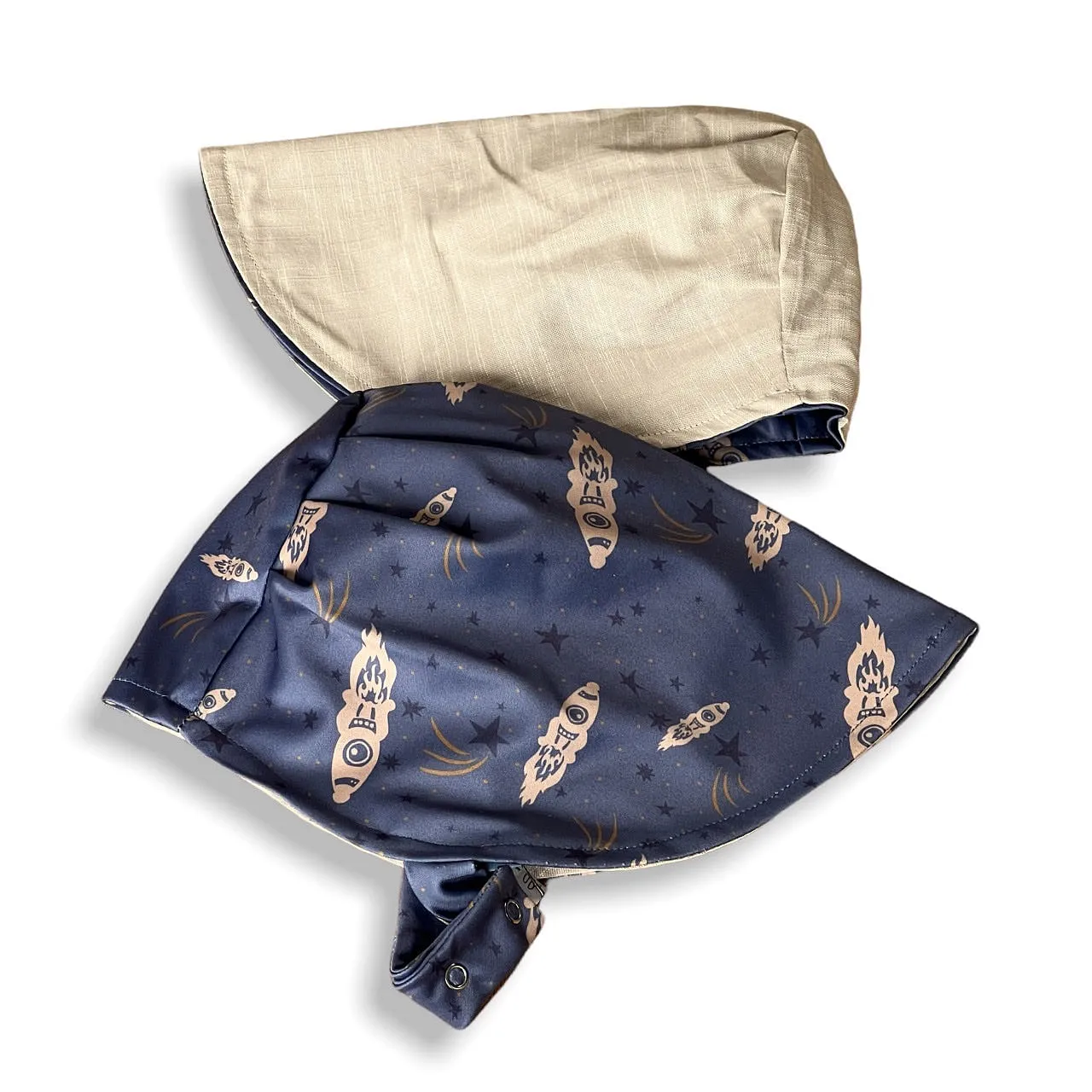 Water Play Bonnet in Rocketship Star