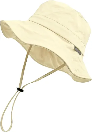 Waterproof Bucket Hat for Men Women Quick Dry Sun Hat Fishing Safari Hat Adjustable Chin Strap UV Protection