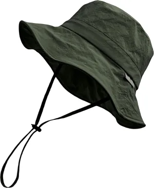 Waterproof Bucket Hat for Men Women Quick Dry Sun Hat Fishing Safari Hat Adjustable Chin Strap UV Protection