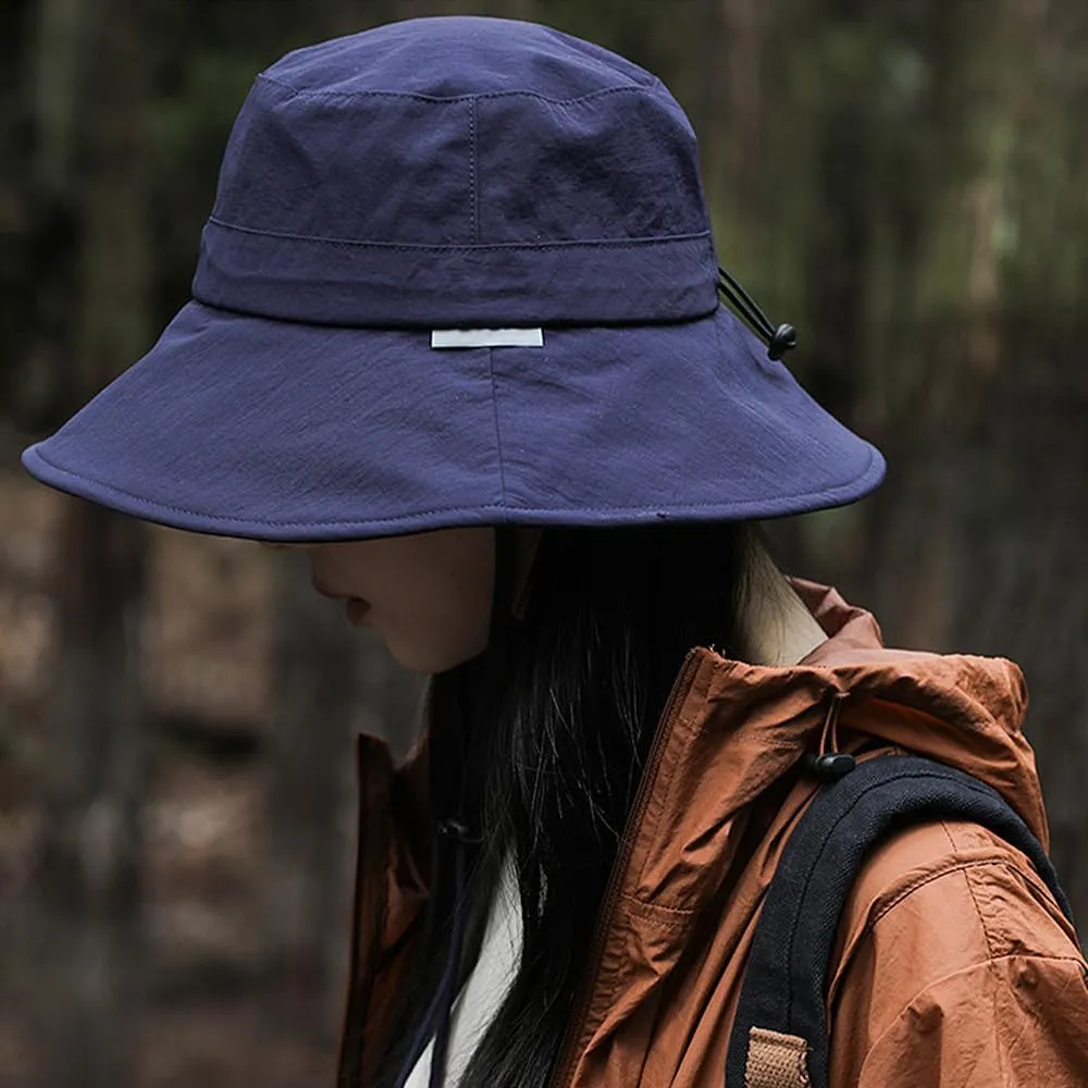 Waterproof Bucket Hat for Men Women Quick Dry Sun Hat Fishing Safari Hat Adjustable Chin Strap UV Protection