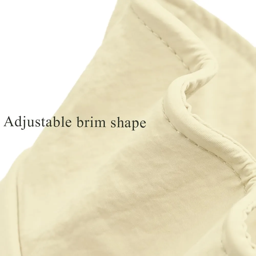 Waterproof Bucket Hat for Men Women Quick Dry Sun Hat Fishing Safari Hat Adjustable Chin Strap UV Protection