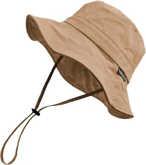 Waterproof Bucket Hat for Men Women Quick Dry Sun Hat Fishing Safari Hat Adjustable Chin Strap UV Protection