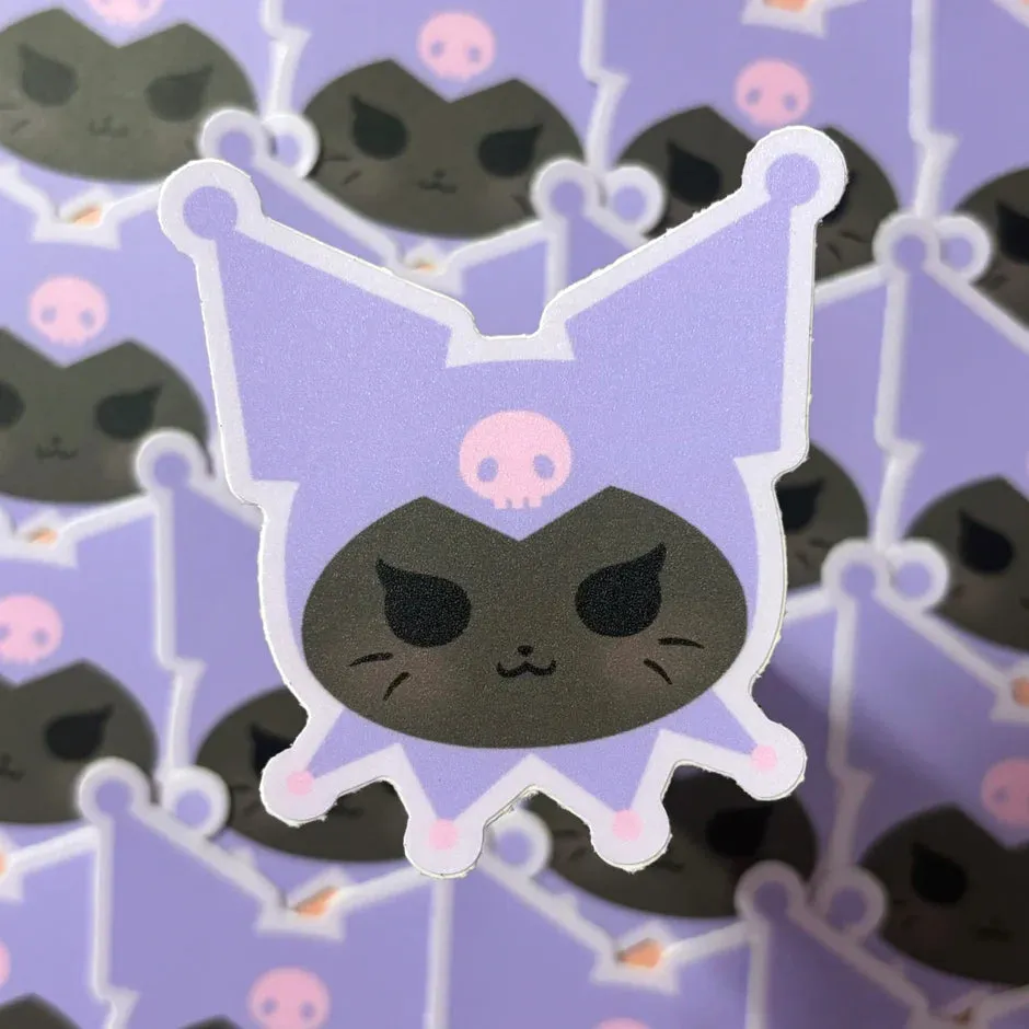 [WATERPROOF] MeloKuro Cosplay Cats - Yin and Mochi - Vinyl Sticker Decal