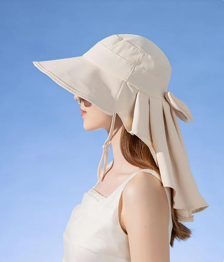 Waterproof Sun Hats for Women with Ponytail Hole Wide Brim Beach Bucket Hat UPF 50  Fishing Hiking Outdoor Hats