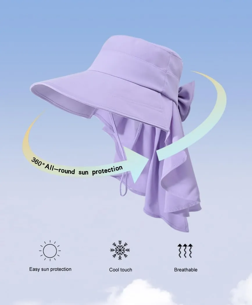 Waterproof Sun Hats for Women with Ponytail Hole Wide Brim Beach Bucket Hat UPF 50  Fishing Hiking Outdoor Hats