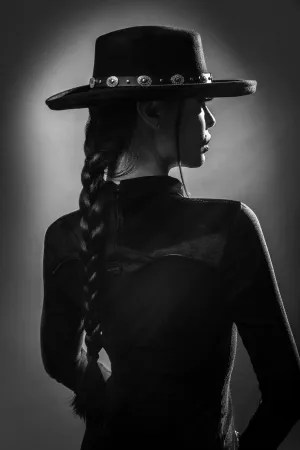 Western Conchos Hat Belt