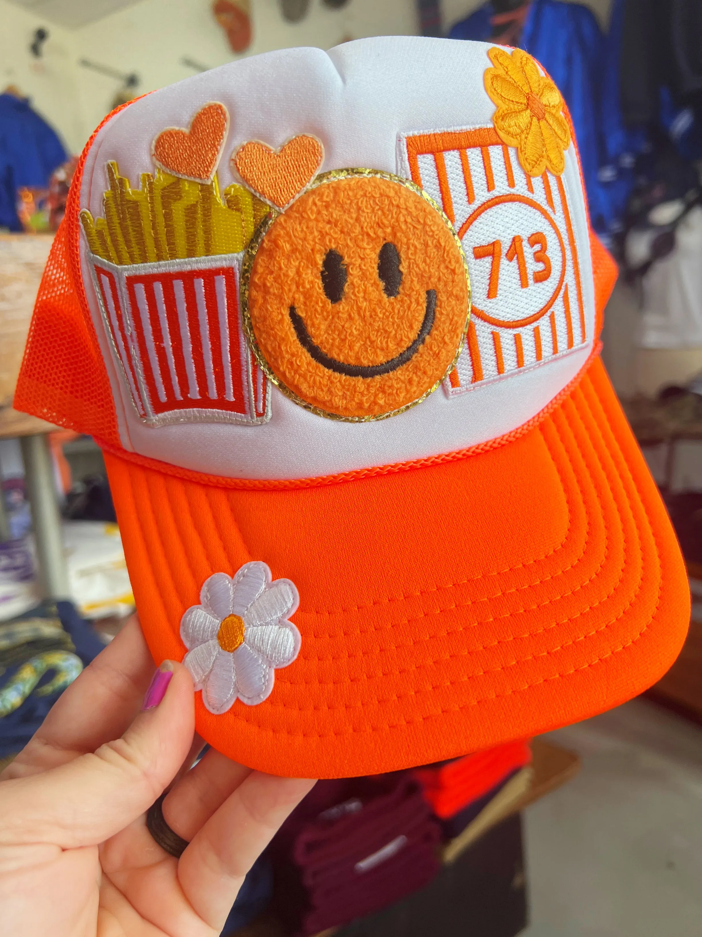 What-a-Smile Layered Trucker Hat