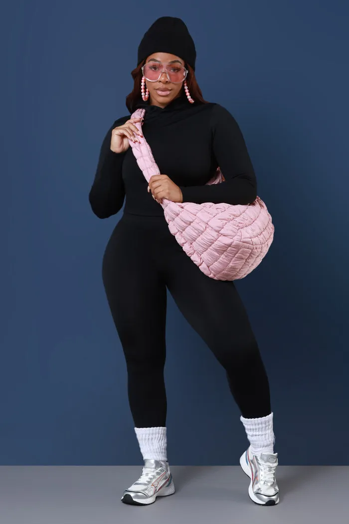 Where The Hood At Classic Fit Knit Beanie - Black