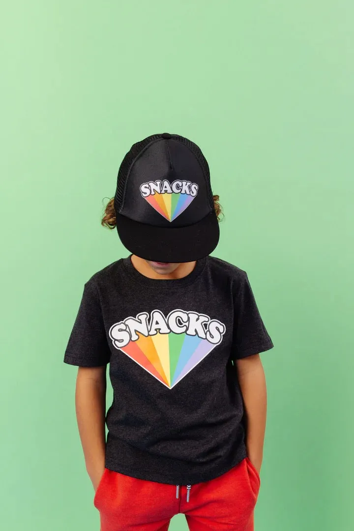 Whistle & Flute SNACKS Rainbow Flatbrim Snapback Cap