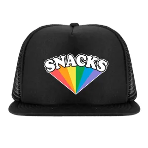Whistle & Flute SNACKS Rainbow Flatbrim Snapback Cap