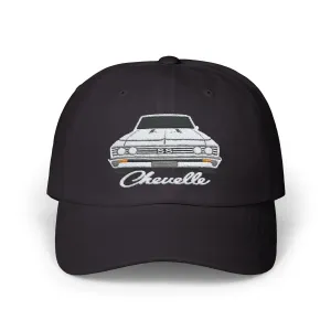 White 1967 Chevelle Hat,CAP, Classic Car Gift EMBROIDERY EMBROIDERED