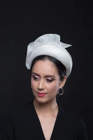 White Halo Headband with Soft Waves