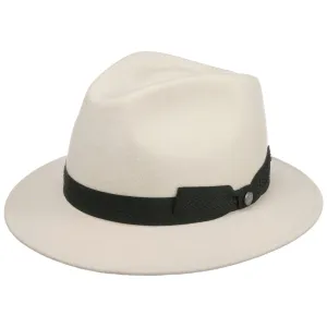 White Patterson Traveller Wool Hat by Lierys