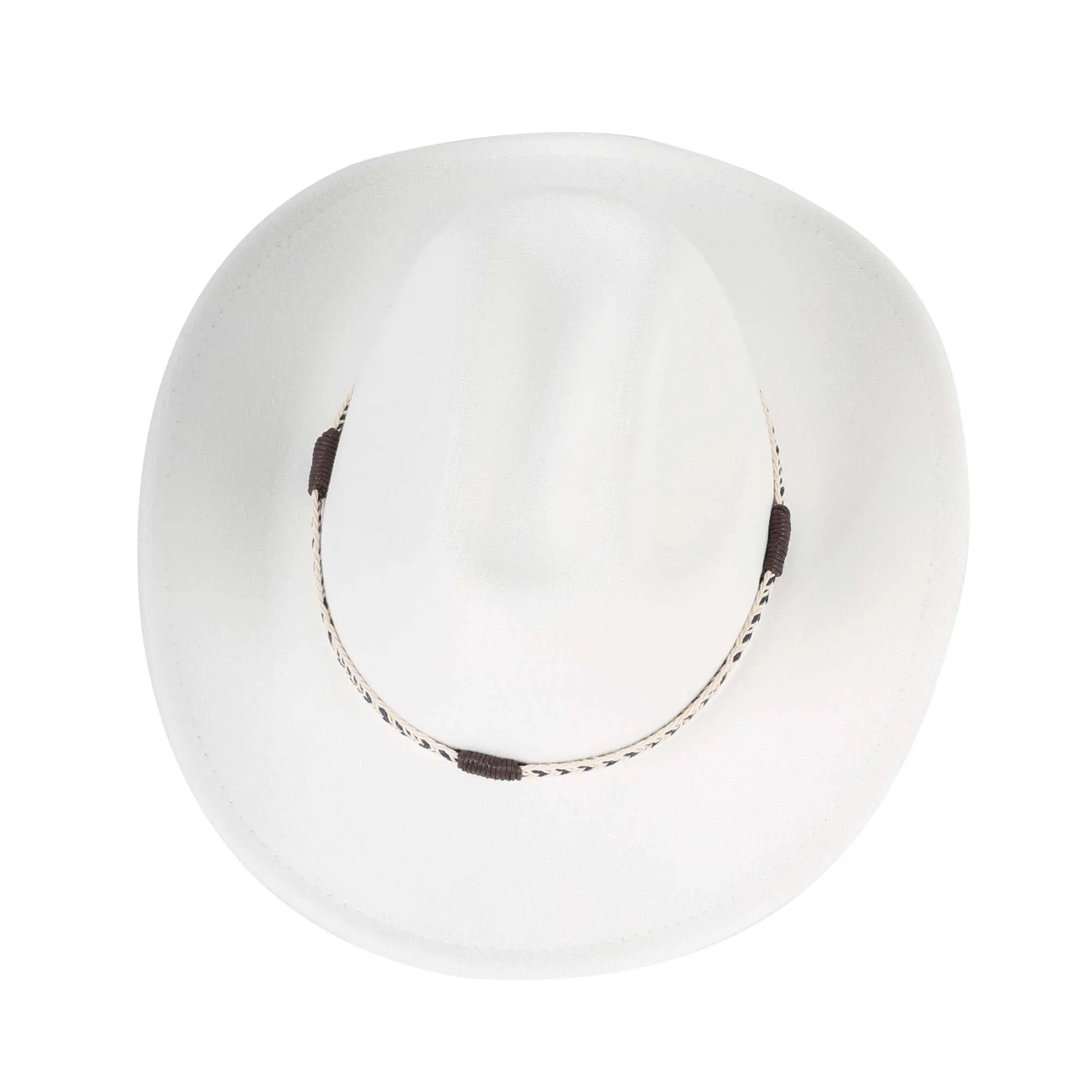 White Western Cowboy Hat for Adults