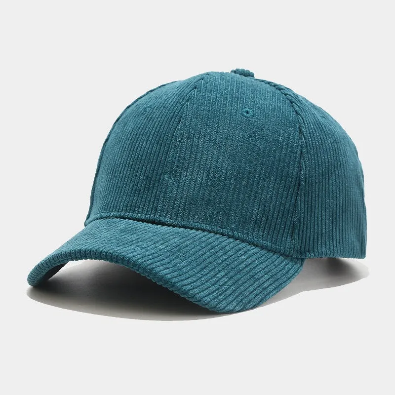 Wholesale Retro Corduroy Peaked Cap Solid Color Casual Women Hats