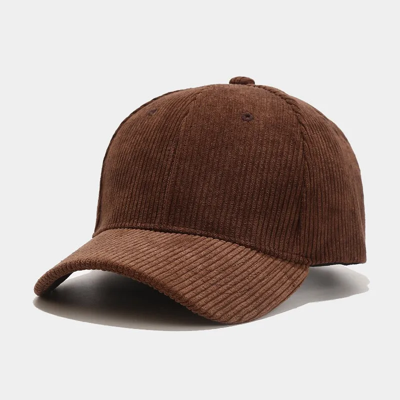 Wholesale Retro Corduroy Peaked Cap Solid Color Casual Women Hats