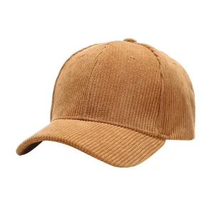 Wholesale Retro Corduroy Peaked Cap Solid Color Casual Women Hats