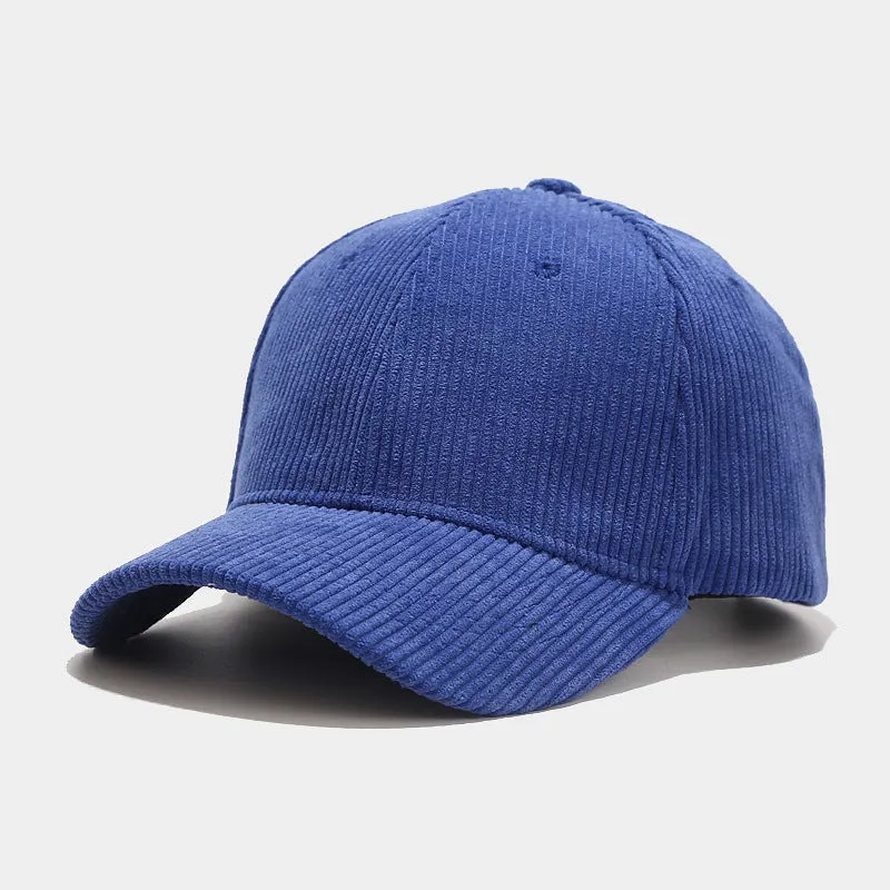 Wholesale Retro Corduroy Peaked Cap Solid Color Casual Women Hats