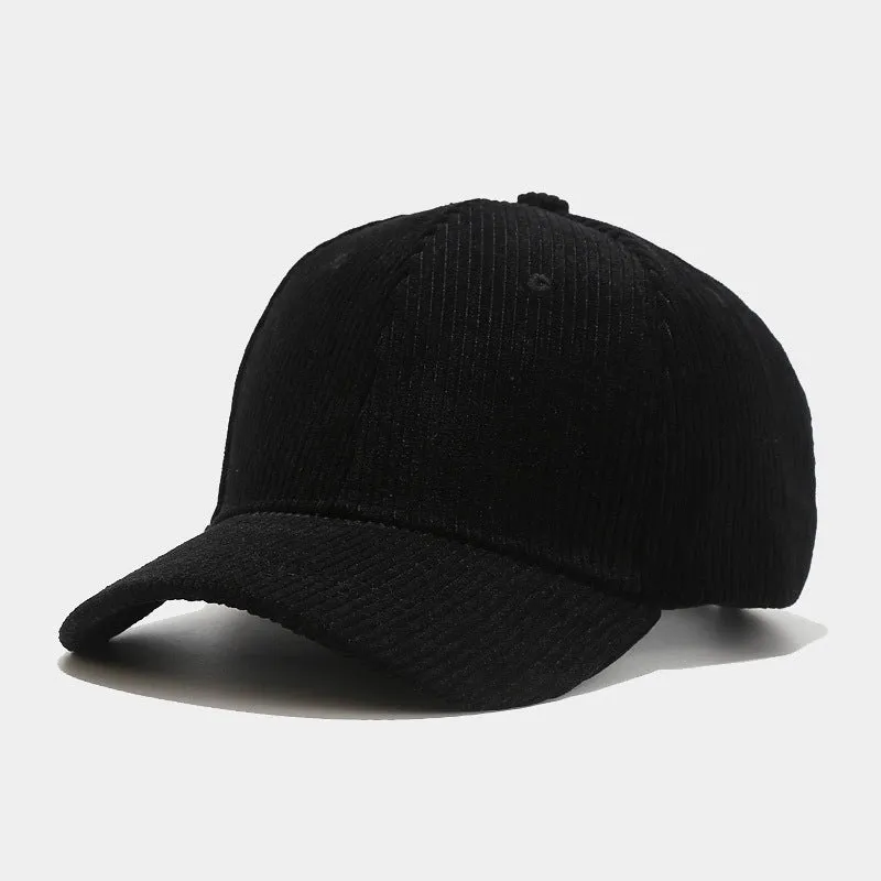 Wholesale Retro Corduroy Peaked Cap Solid Color Casual Women Hats