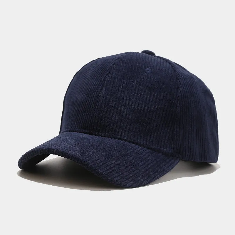 Wholesale Retro Corduroy Peaked Cap Solid Color Casual Women Hats