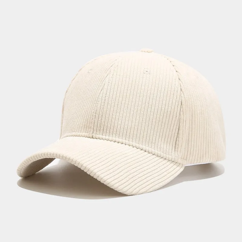 Wholesale Retro Corduroy Peaked Cap Solid Color Casual Women Hats