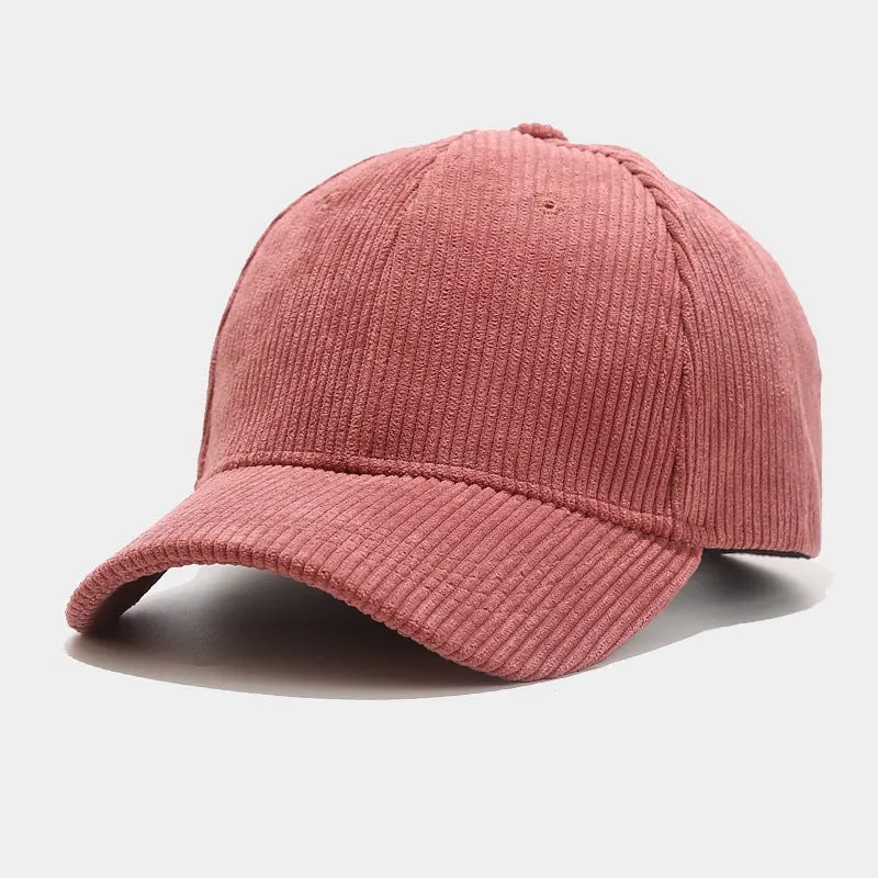 Wholesale Retro Corduroy Peaked Cap Solid Color Casual Women Hats