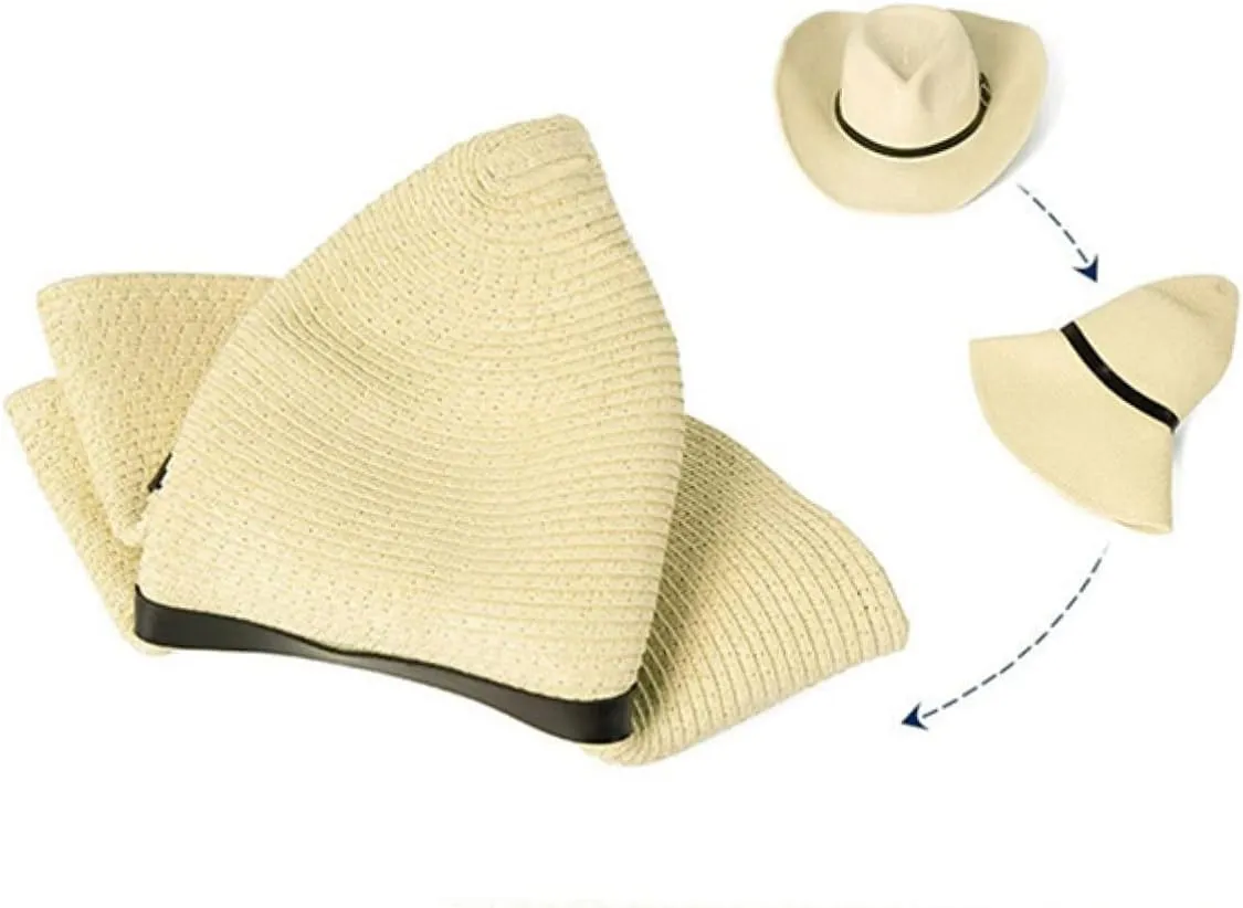 Wide Brim Hat Fish Women Beach Straw Hat Mens Summer Hat Cowboy Hats for Men Sun Hat for Women UK Bowler