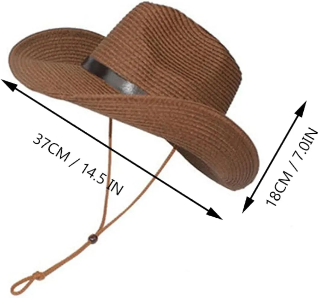 Wide Brim Hat Fish Women Beach Straw Hat Mens Summer Hat Cowboy Hats for Men Sun Hat for Women UK Bowler