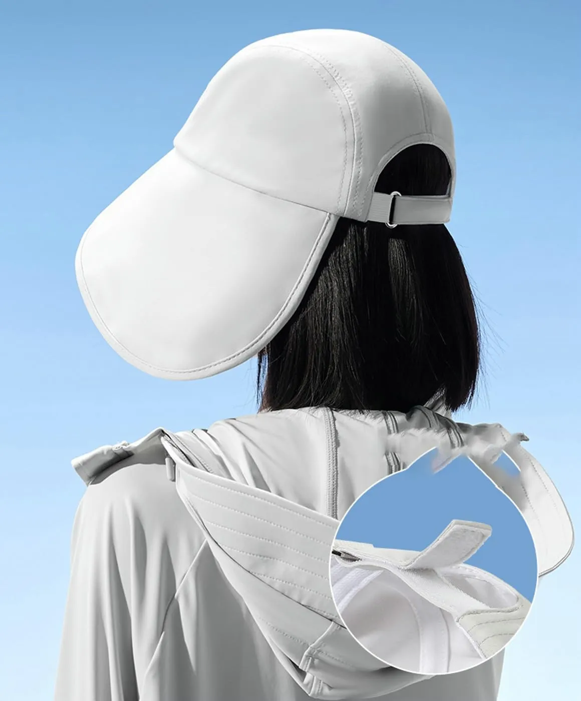 Wide Brim Sun Hats for Women UV Protection Beach Hats Sports Sun Visor Bucket Hat Foldable Summer Vacation Outdoor