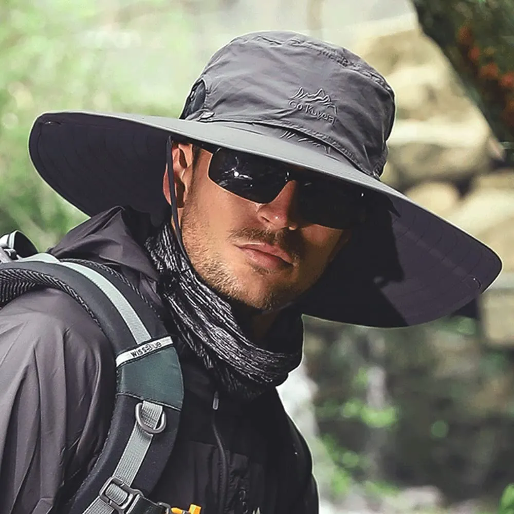 Wide Brim Sun Hats with Waterproof Breathable